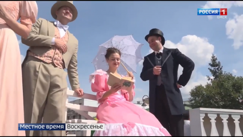 Видеосюжет «Вести. Омск» с Любинского проспекта про «Омск купеческий»